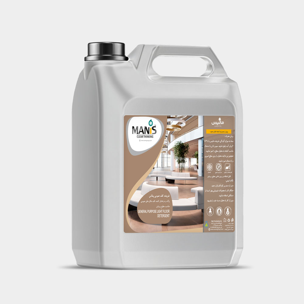 شوینده چند منظوره کف اماکن عمومی مانیس4  لیتر - 4L